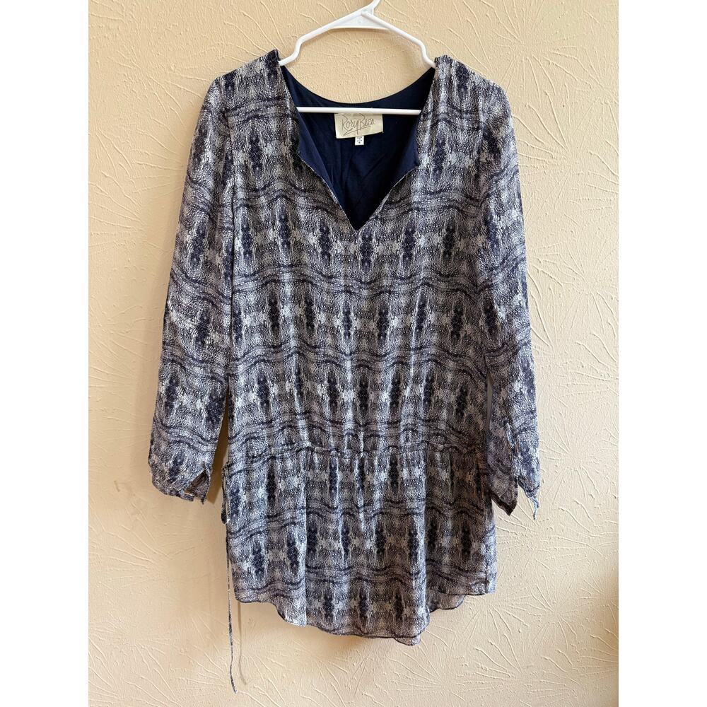 100% Silk Rory Beca Top Size Small